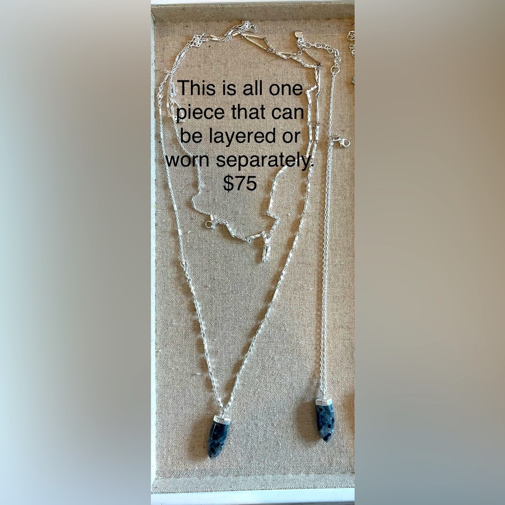 Gorgeous multi-layered and multi functional necklace